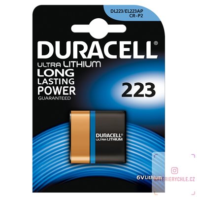 Baterie Duracell Ultra CRP2 / DL223 1ks, blistr