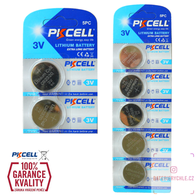 CR2320 Knoflíková baterie PKCell, 3V, 130mAh, lithiová