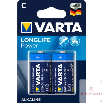 Baterie Varta LongLife Power LR14 C 2ks, blistr