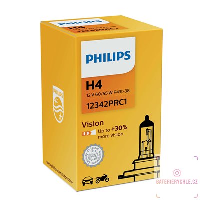 Autožárovka Philips Vision 12342PRC1-IMS H4, 12 V 55 W, 1ks