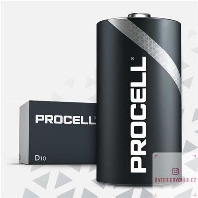 Baterie Duracell Procell Industrial LR20 D 15476mAh 10ks, box