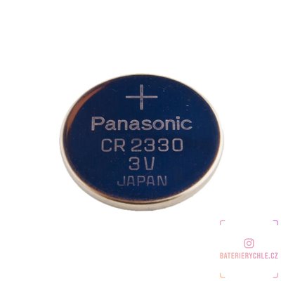 Knoflíková baterie Panasonic CR2330 3V 260mAh Lithium 1ks volné balení