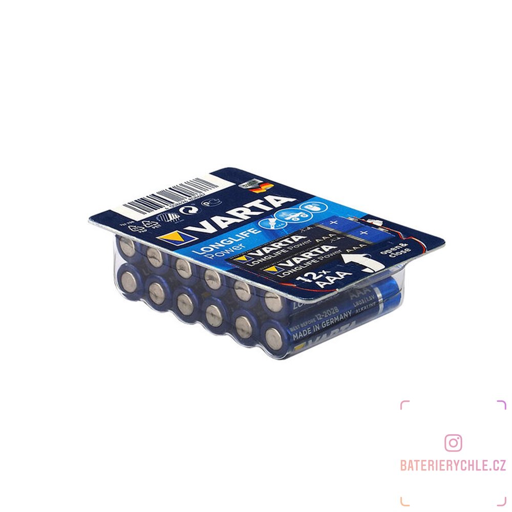 Baterie Varta LongLife Power AAA 12ks, box